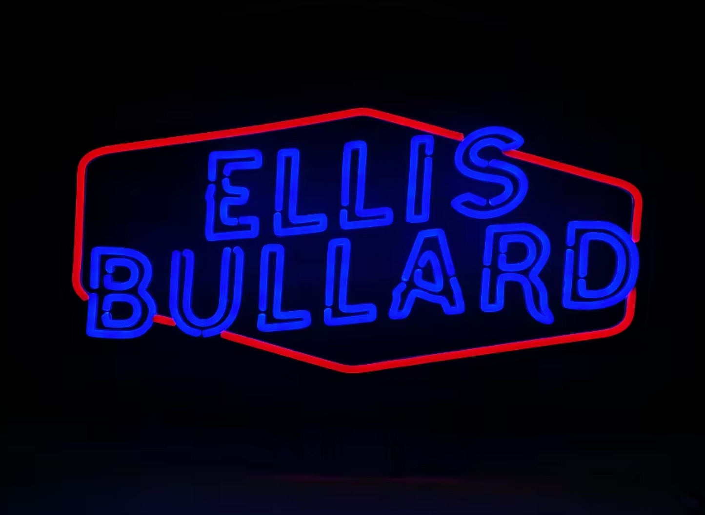 Ellis Bullard "True Blue Honky Tonk" Neon