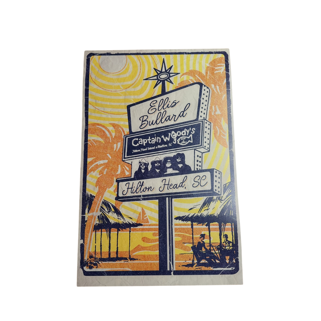 Hilton Head, SC - Captain Woody's Concert Poster (04/03/25)