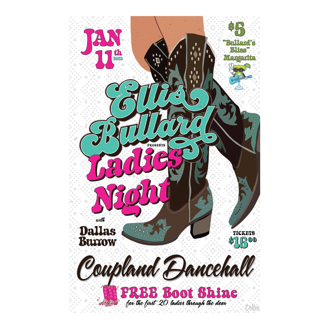 Coupland Dancehall Concert Poster (1.11.25)